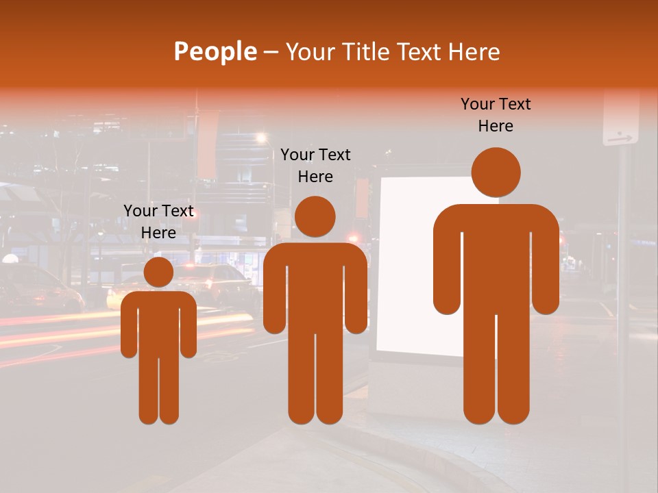 Simple Message Lantern PowerPoint Template