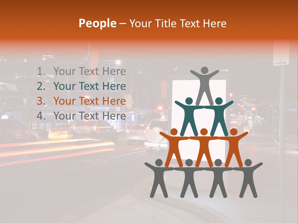 Simple Message Lantern PowerPoint Template