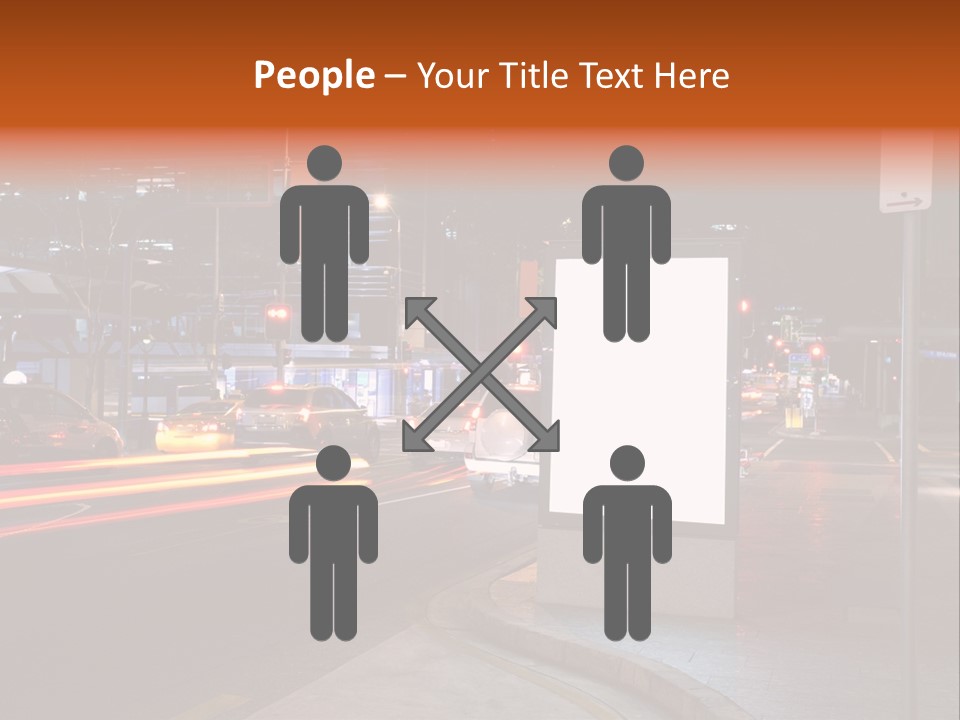 Simple Message Lantern PowerPoint Template