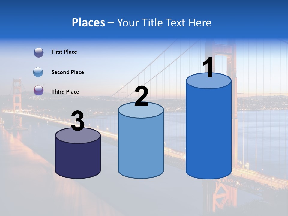 Travel Twin Lights PowerPoint Template