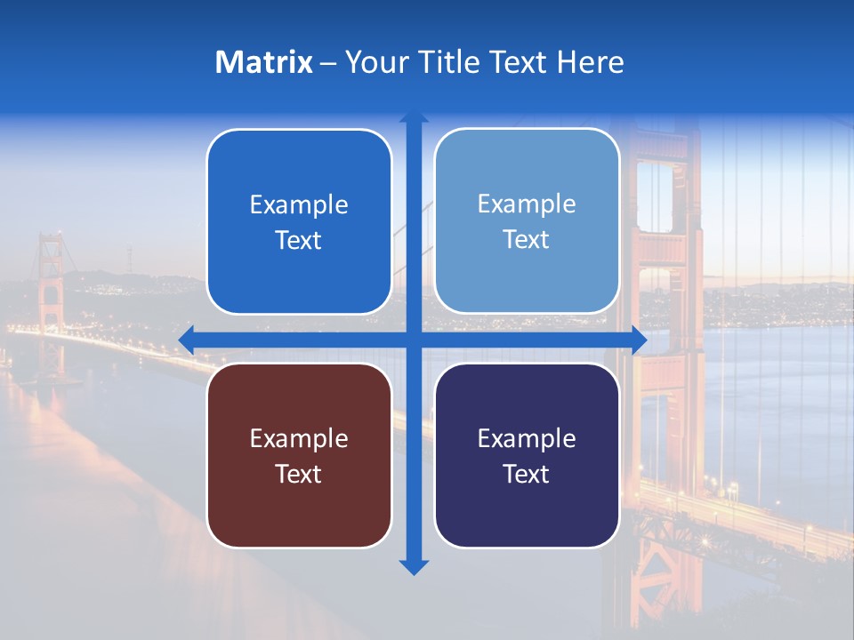 Travel Twin Lights PowerPoint Template