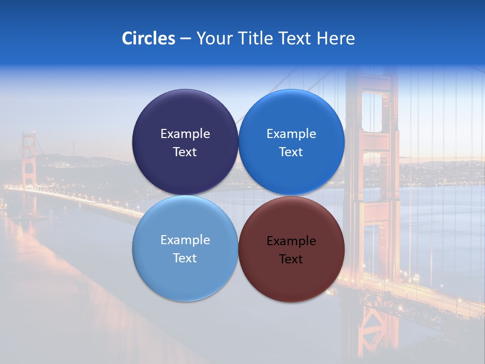 Travel Twin Lights PowerPoint Template