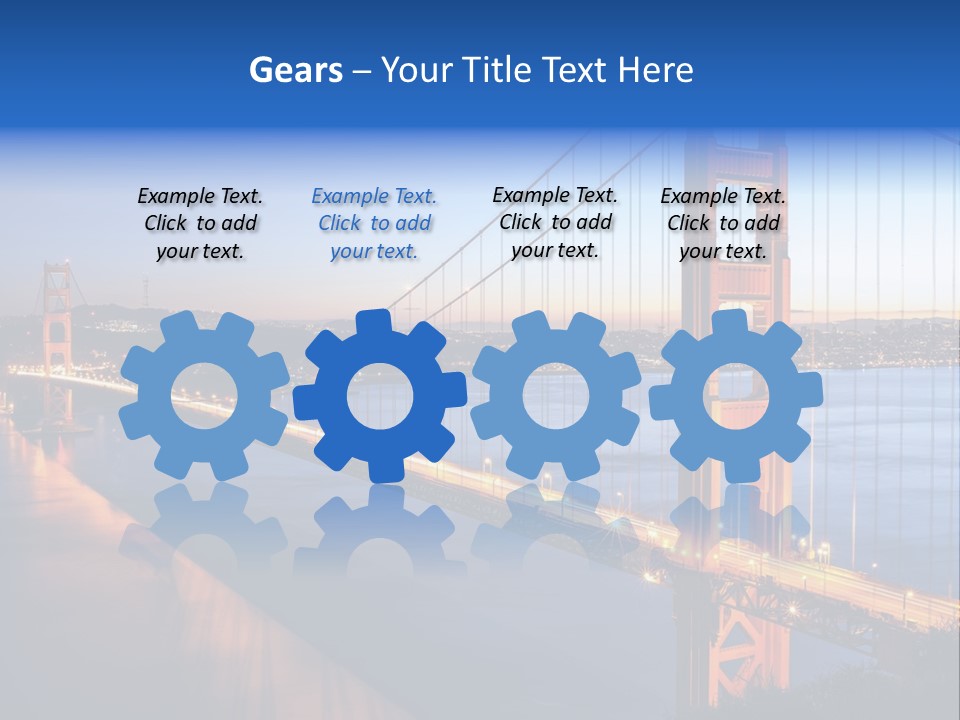 Travel Twin Lights PowerPoint Template