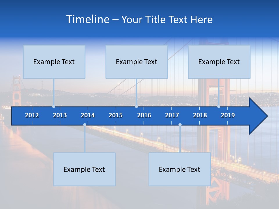 Travel Twin Lights PowerPoint Template