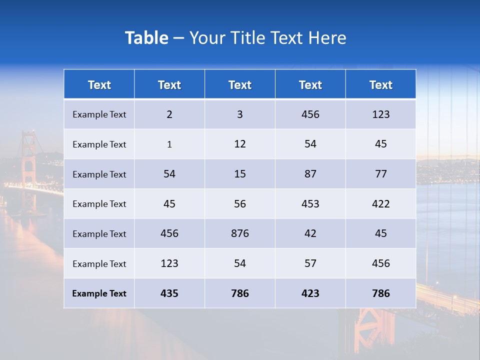 Travel Twin Lights PowerPoint Template