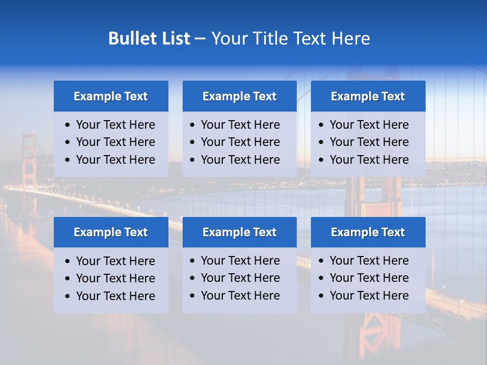 Travel Twin Lights PowerPoint Template
