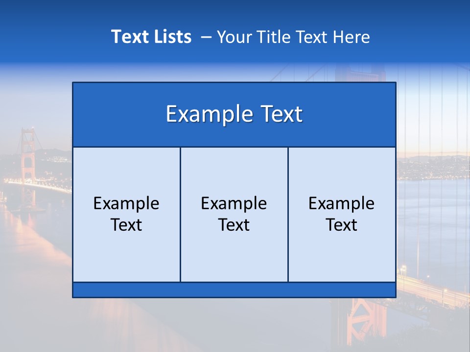 Travel Twin Lights PowerPoint Template