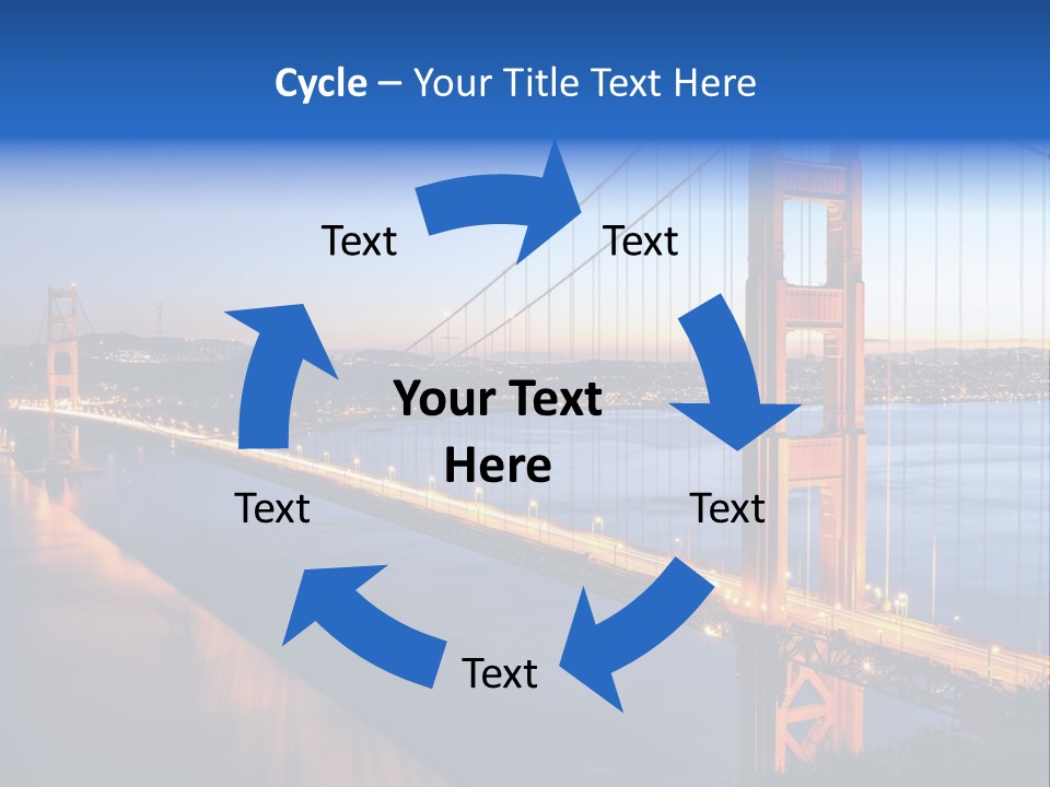 Travel Twin Lights PowerPoint Template