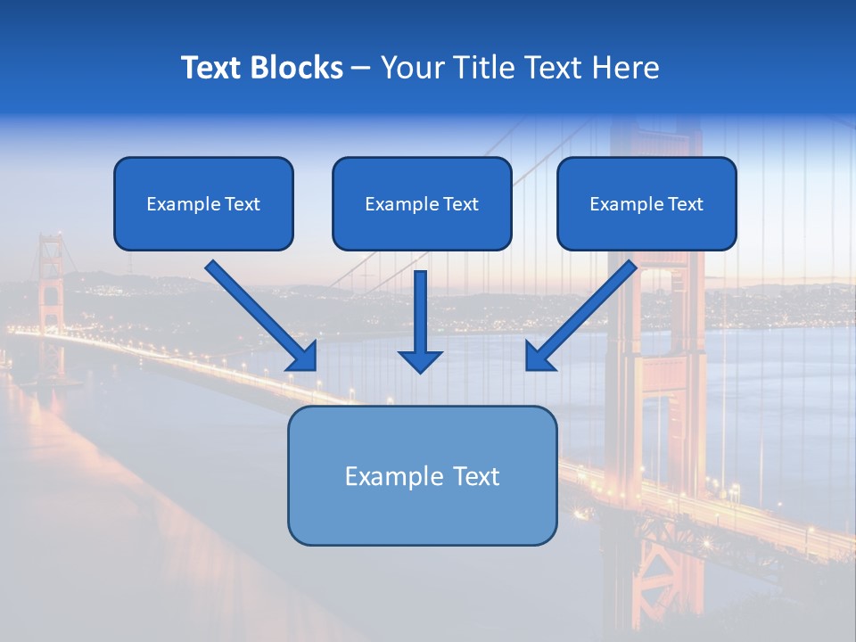 Travel Twin Lights PowerPoint Template