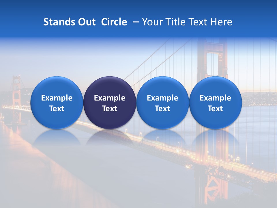 Travel Twin Lights PowerPoint Template