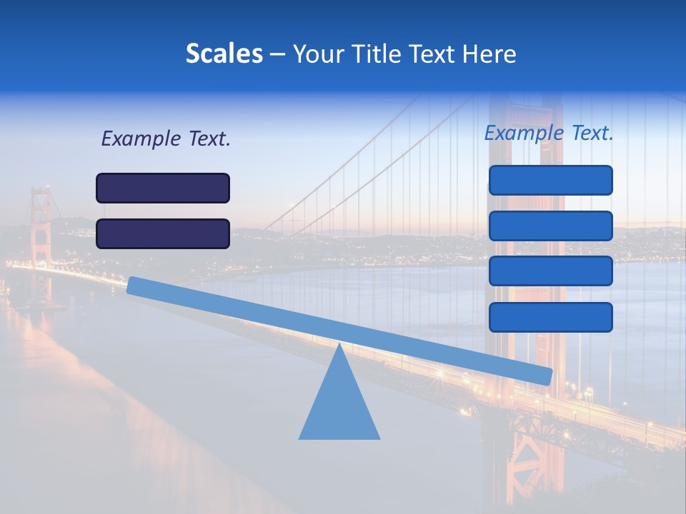 Travel Twin Lights PowerPoint Template