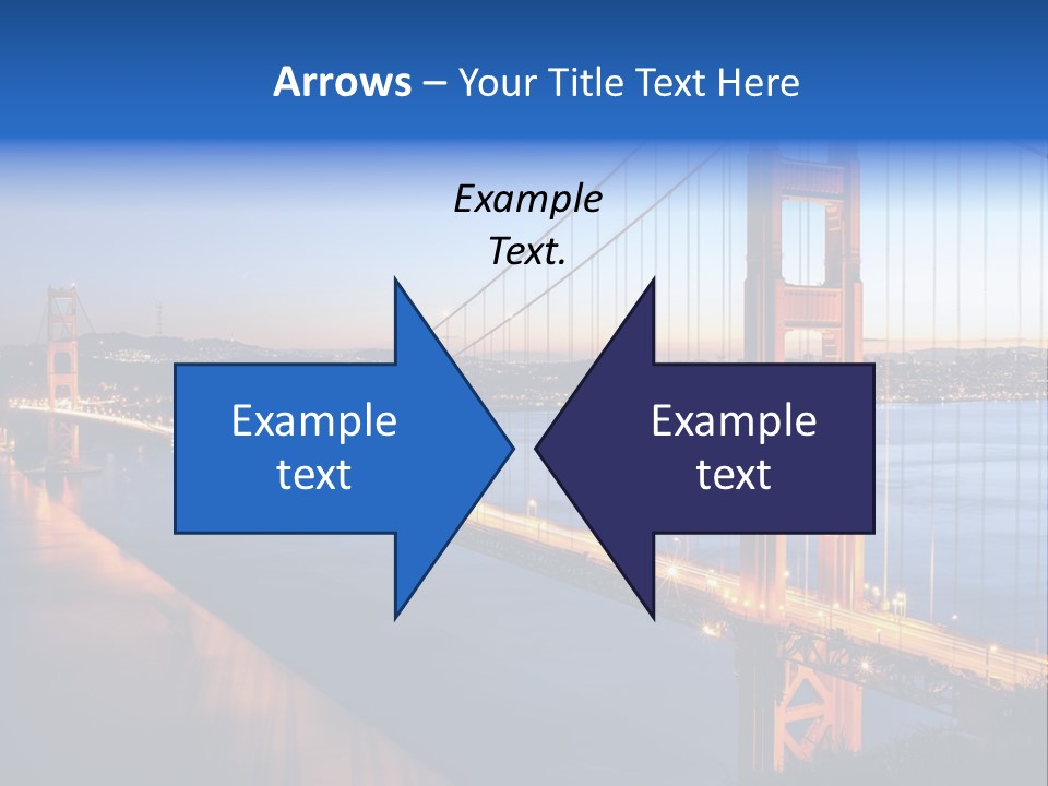 Travel Twin Lights PowerPoint Template