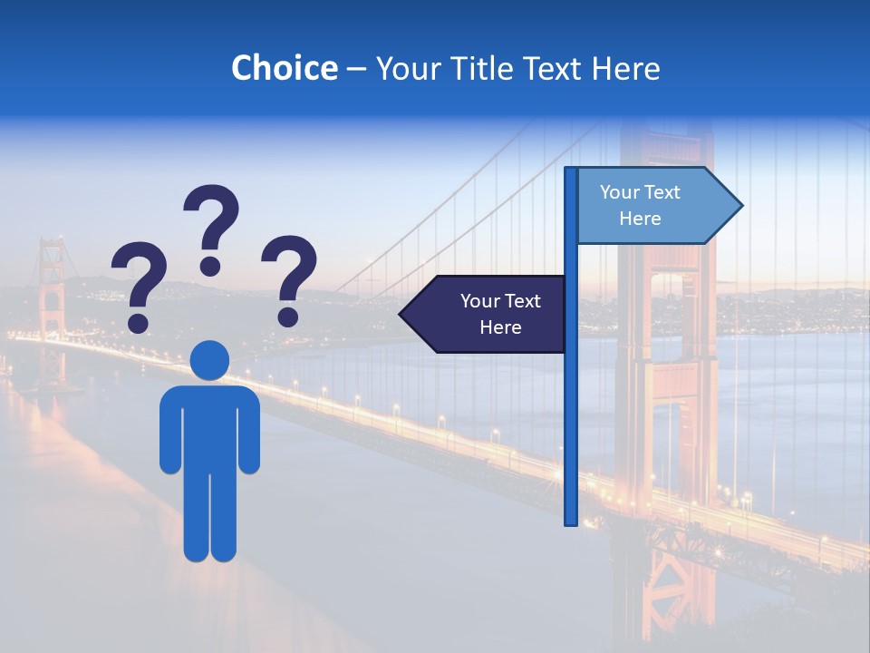 Travel Twin Lights PowerPoint Template