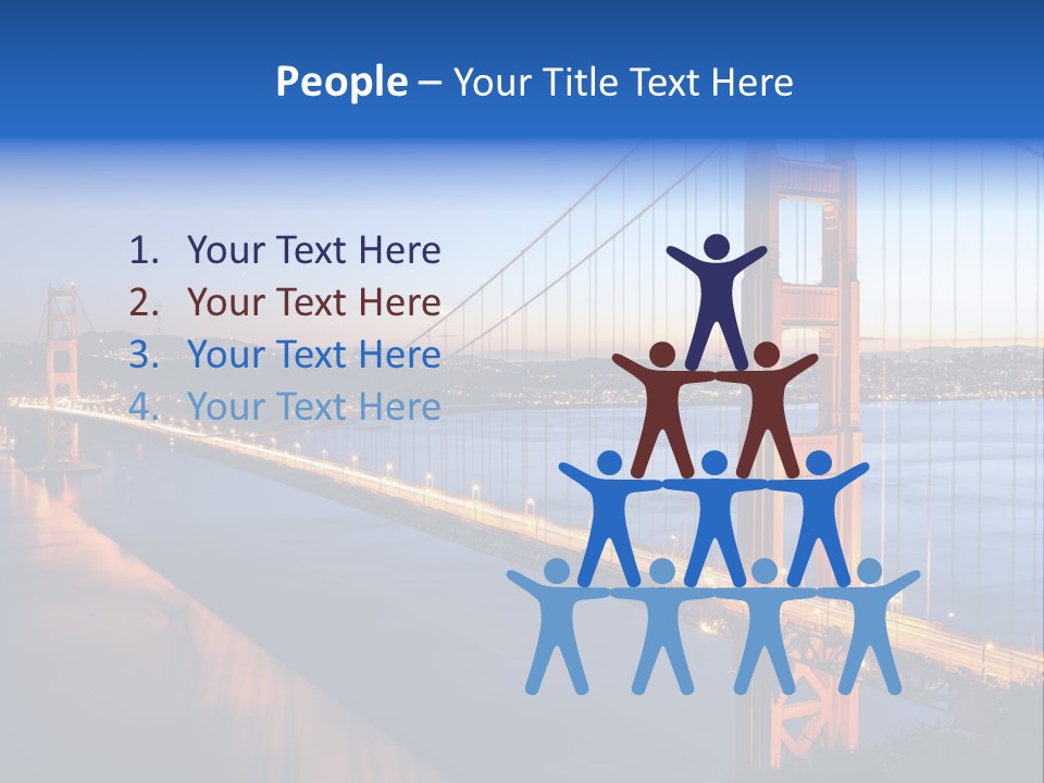 Travel Twin Lights PowerPoint Template