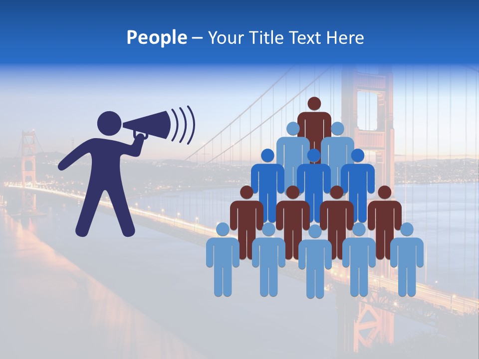 Travel Twin Lights PowerPoint Template