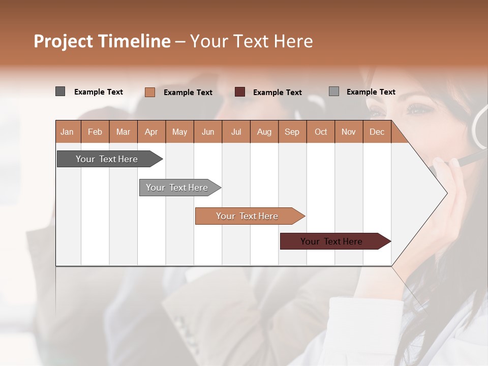 Business Mid Adult Businessman PowerPoint Template