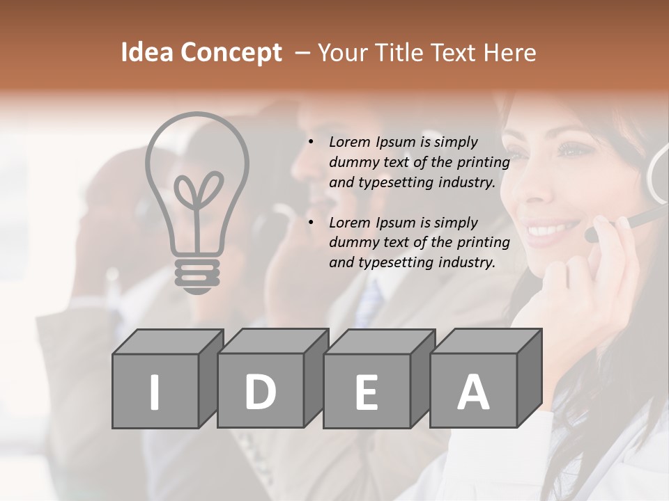 Business Mid Adult Businessman PowerPoint Template