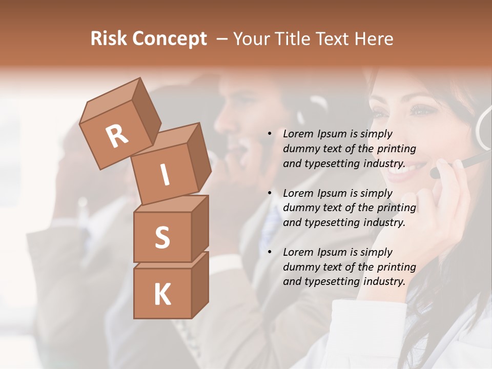 Business Mid Adult Businessman PowerPoint Template