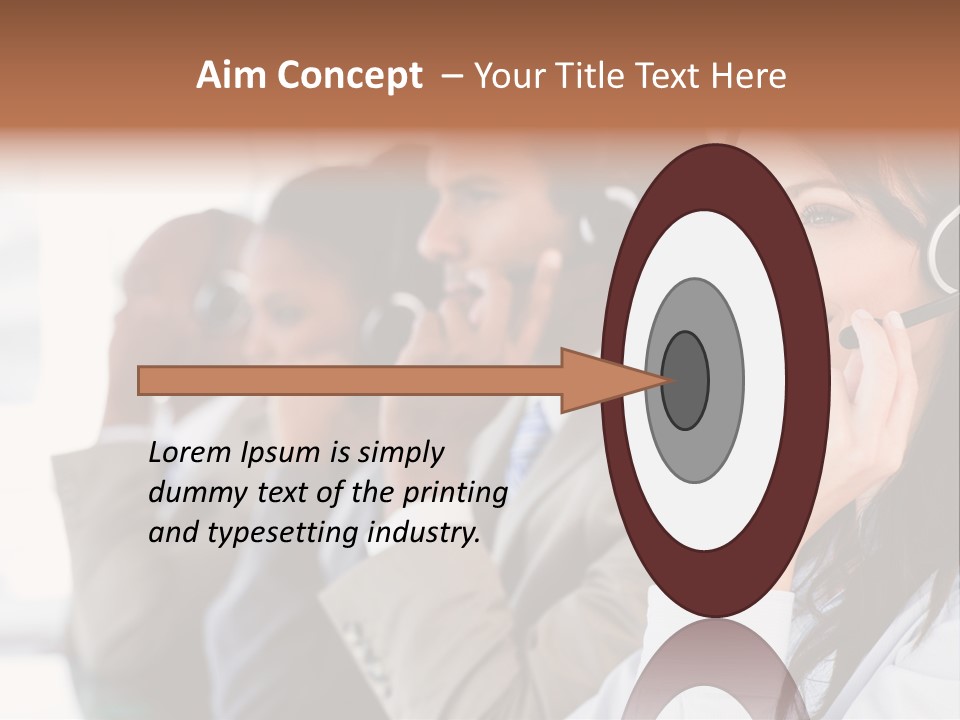 Business Mid Adult Businessman PowerPoint Template