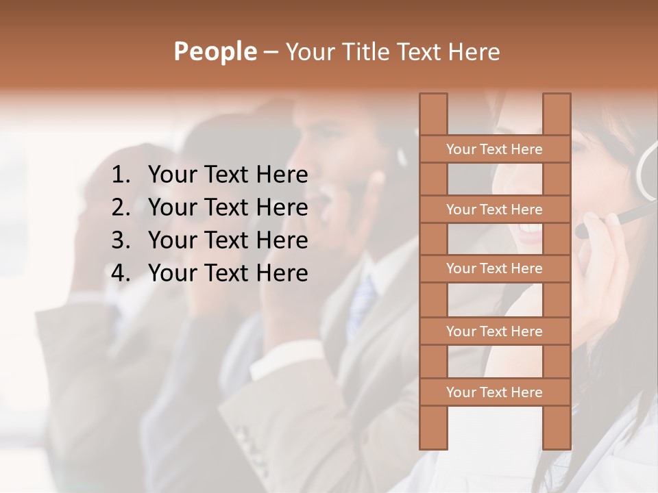 Business Mid Adult Businessman PowerPoint Template