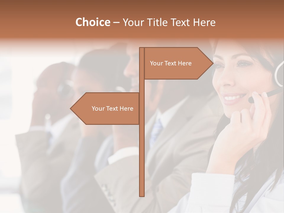 Business Mid Adult Businessman PowerPoint Template