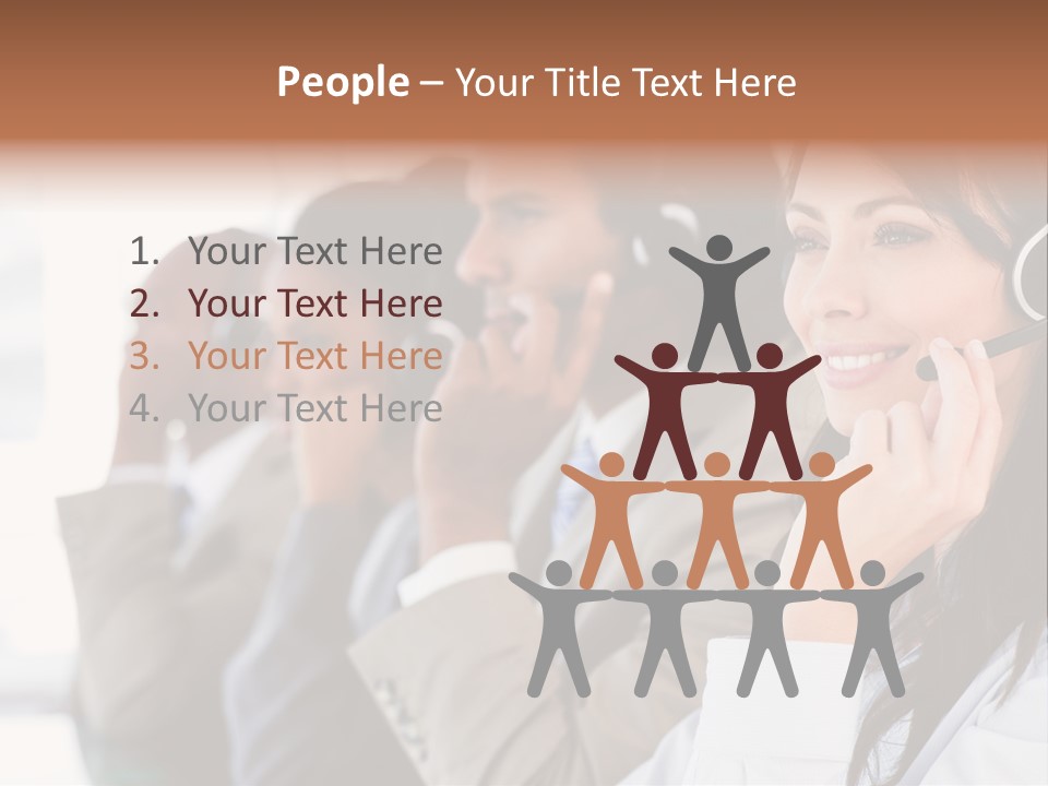 Business Mid Adult Businessman PowerPoint Template