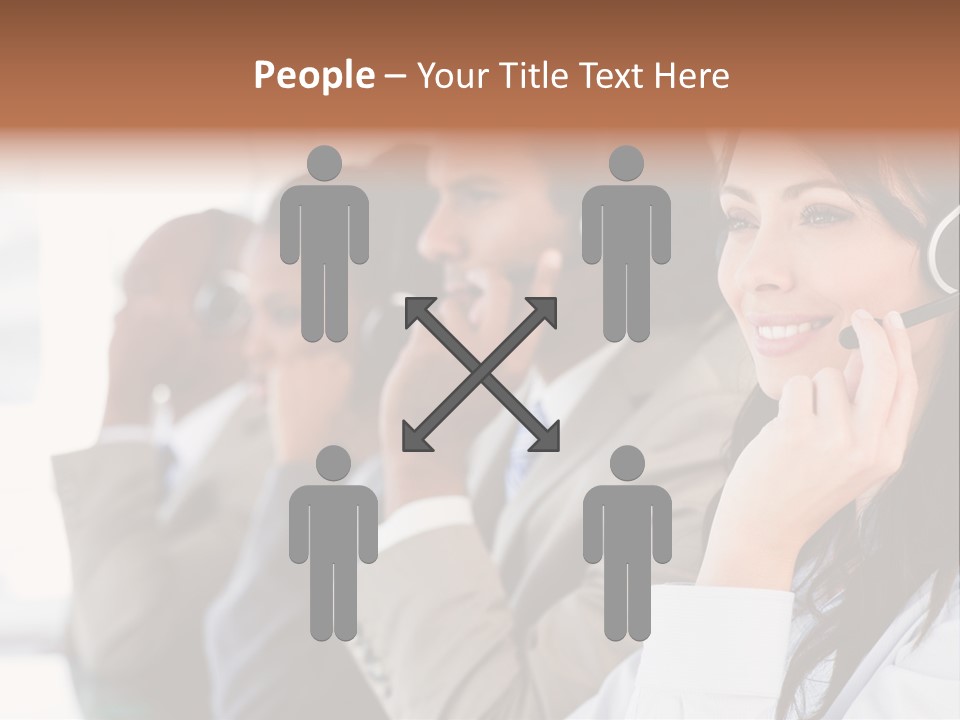 Business Mid Adult Businessman PowerPoint Template