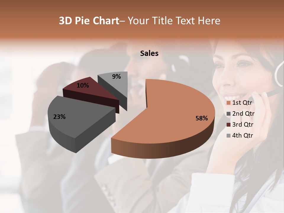 Business Mid Adult Businessman PowerPoint Template