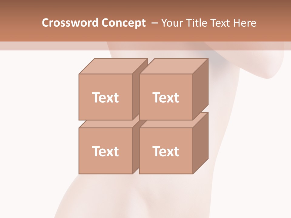 Sexy Armpit Breasts PowerPoint Template