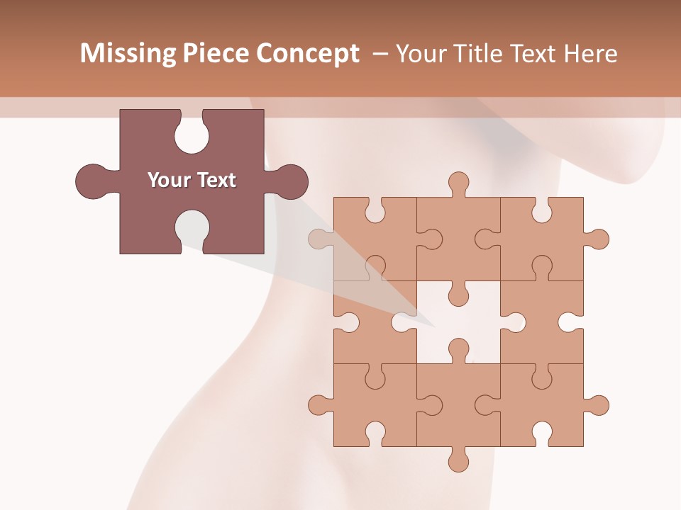 Sexy Armpit Breasts PowerPoint Template