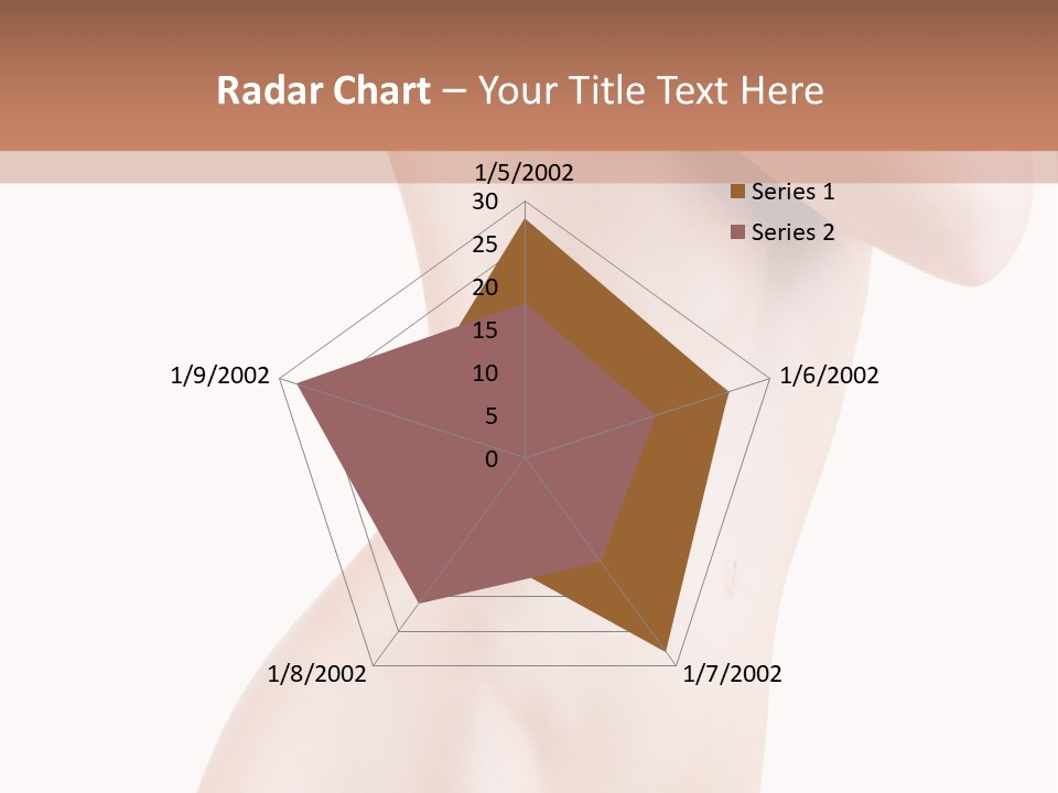 Sexy Armpit Breasts PowerPoint Template