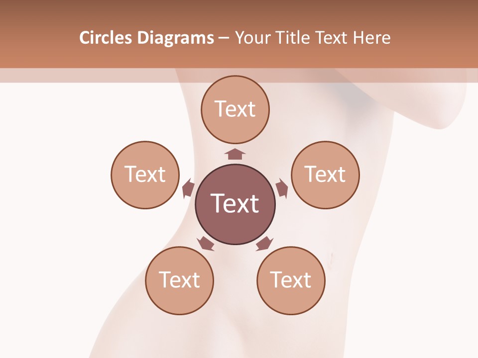 Sexy Armpit Breasts PowerPoint Template