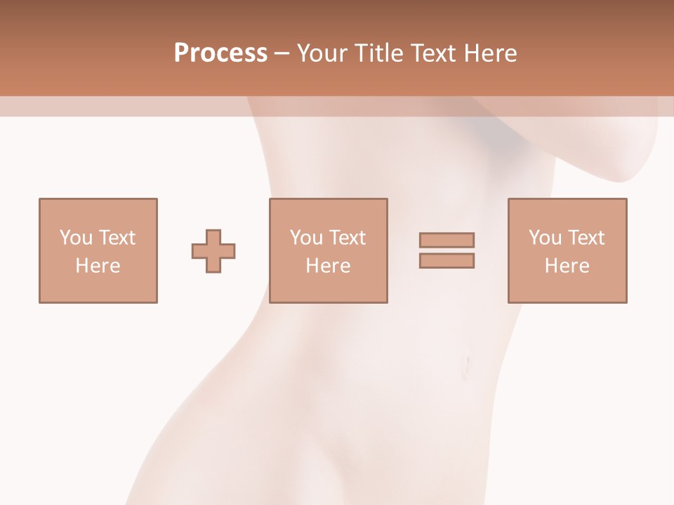 Sexy Armpit Breasts PowerPoint Template