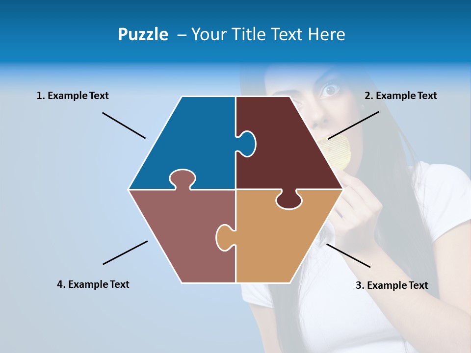 Happy Unhealthy Snack PowerPoint Template