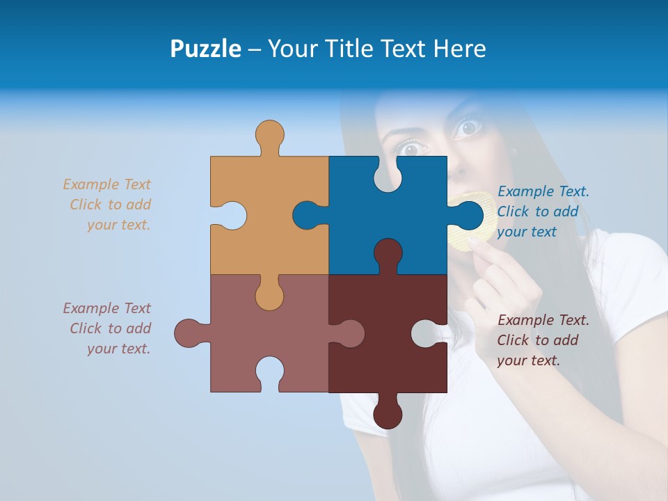 Happy Unhealthy Snack PowerPoint Template