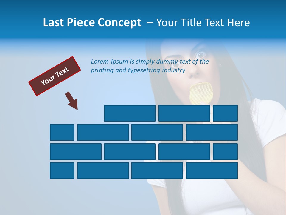 Happy Unhealthy Snack PowerPoint Template