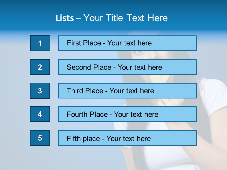 Happy Unhealthy Snack PowerPoint Template