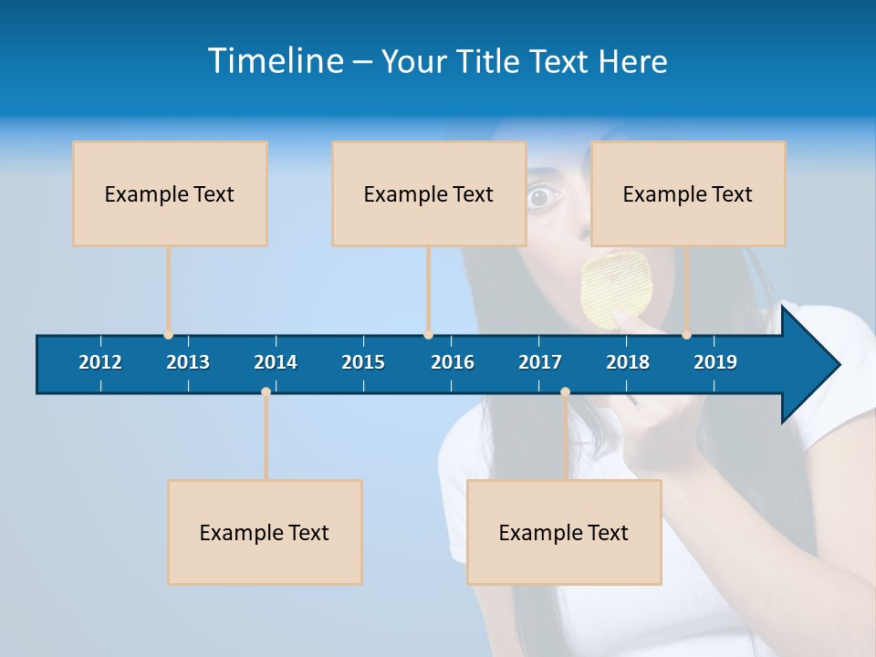 Happy Unhealthy Snack PowerPoint Template