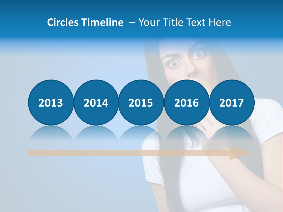 Happy Unhealthy Snack PowerPoint Template