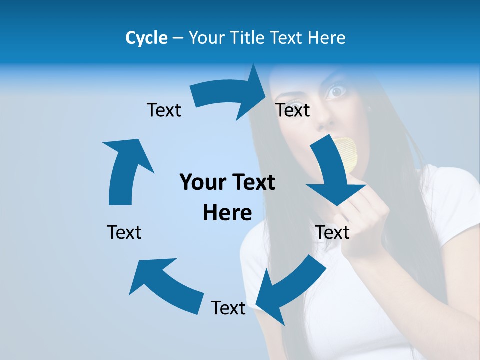 Happy Unhealthy Snack PowerPoint Template