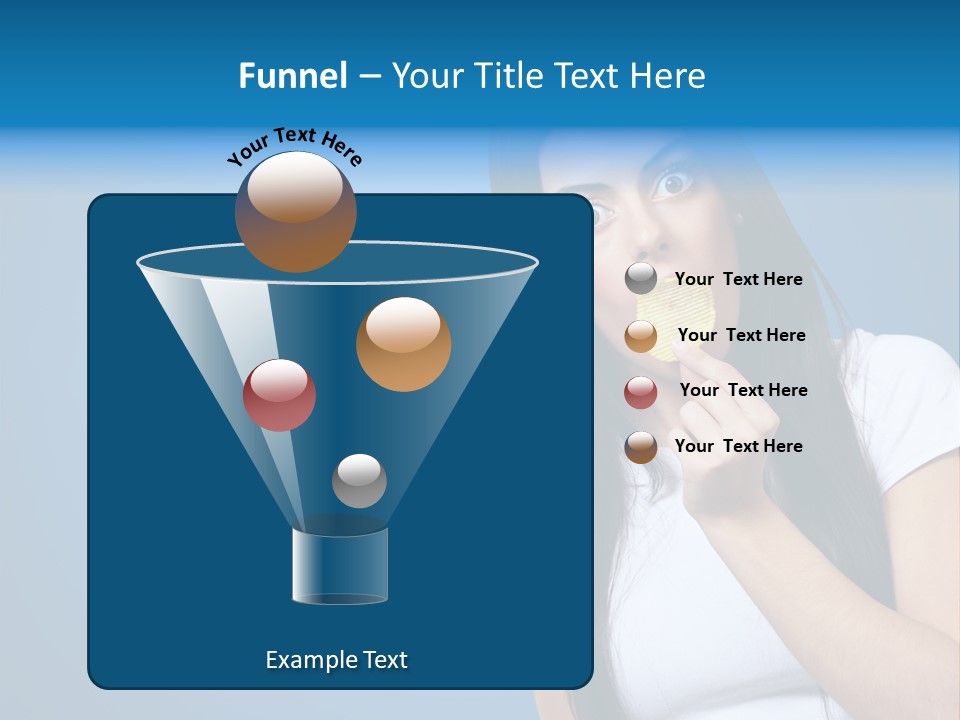 Happy Unhealthy Snack PowerPoint Template