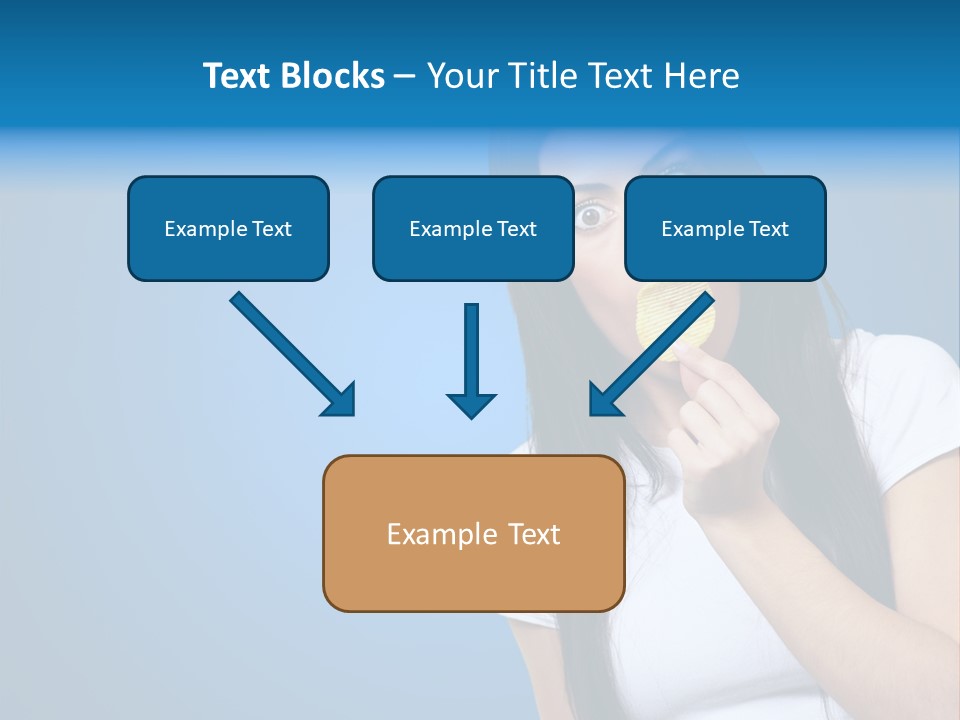 Happy Unhealthy Snack PowerPoint Template