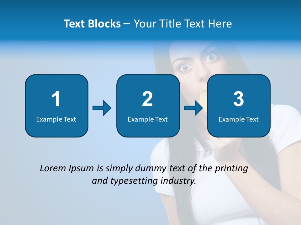 Happy Unhealthy Snack PowerPoint Template