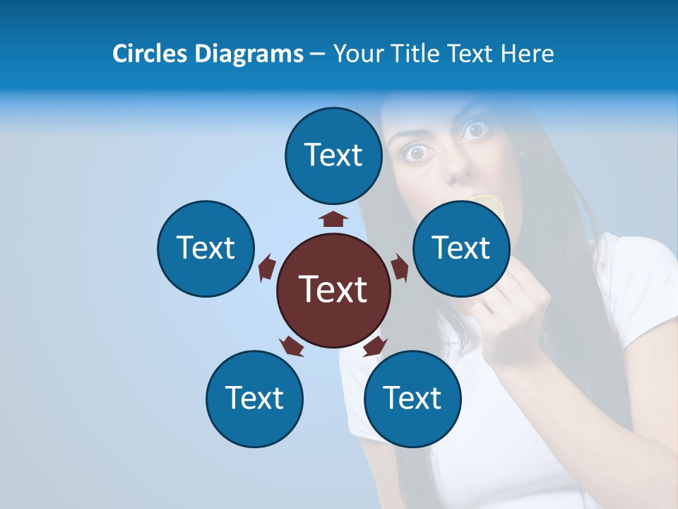 Happy Unhealthy Snack PowerPoint Template