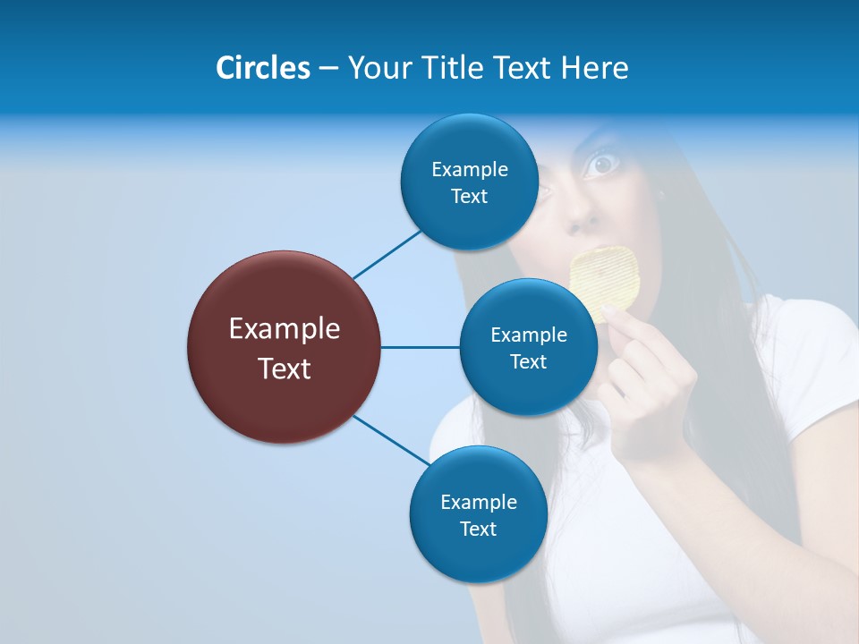 Happy Unhealthy Snack PowerPoint Template
