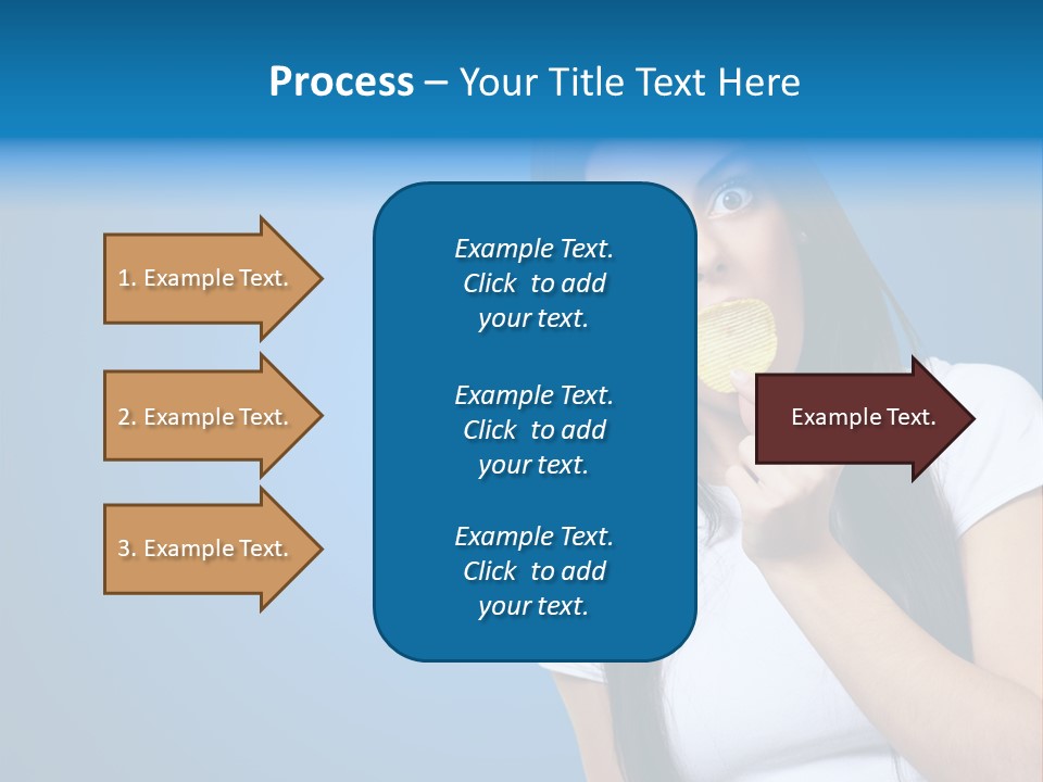 Happy Unhealthy Snack PowerPoint Template