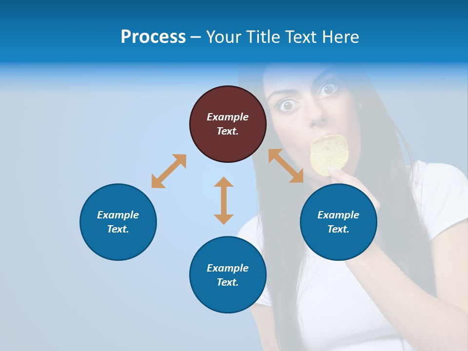 Happy Unhealthy Snack PowerPoint Template