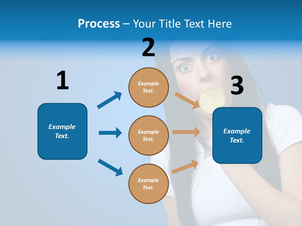 Happy Unhealthy Snack PowerPoint Template