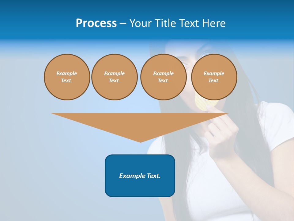 Happy Unhealthy Snack PowerPoint Template