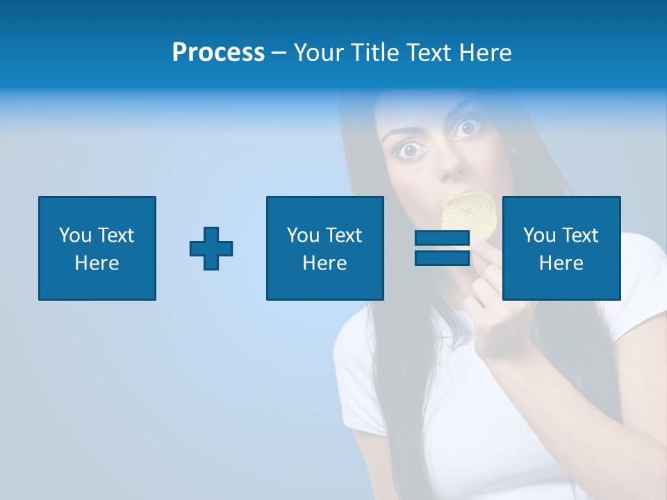 Happy Unhealthy Snack PowerPoint Template